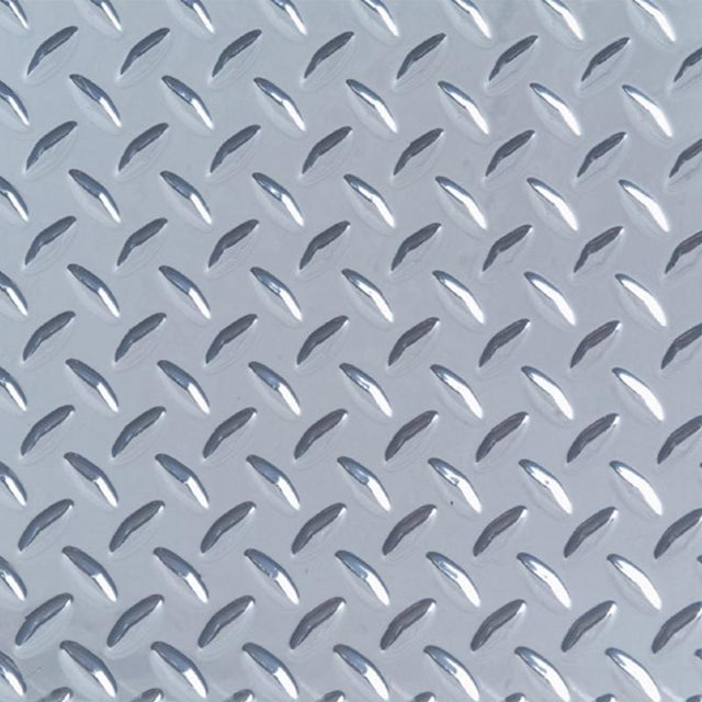 M-D 0.02 in. X 12 in. W X 24 in. L Bright Aluminum Diamond Tread Sheet Metal