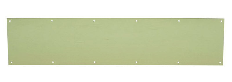 Ives 8 in. H X 34 in. L Anodized Brass Kickplate