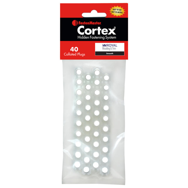 FastenMaster Cortex No. 9 X 1/4 in. L Star Trim Head Plugs 40 pk