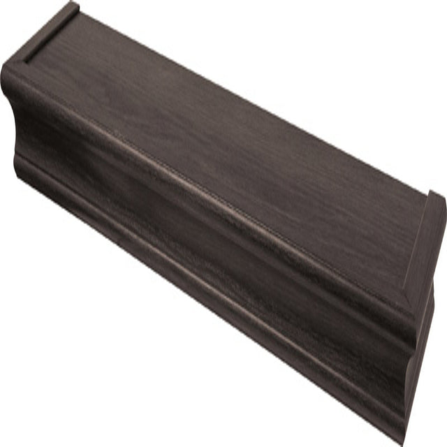 High & Mighty 2 in. H X 24 in. W X 6 in. D Espresso Wood Floating Shelf