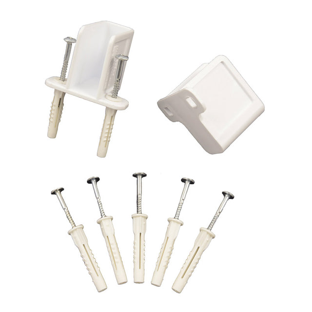 Organized Living Plastic/Steel Sidewall Bracket