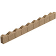 Palruf 1-1/4 in. W X 24 in. L Plastic Horizontal Closure Strips Beige