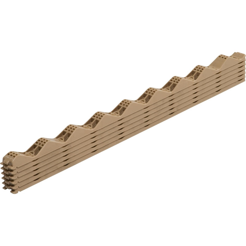 Palruf 1-1/4 in. W X 24 in. L Plastic Horizontal Closure Strips Beige