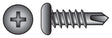 Stallion No. 7 X 7/16 in. L Phillips Zinc-Plated Screws 5 lb