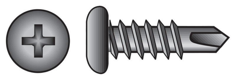 Stallion No. 7 X 7/16 in. L Phillips Zinc-Plated Screws 5 lb