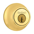 Kwikset Polished Brass Metal Deadbolt