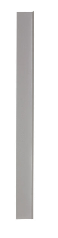 M-D 0.13 in. H X 48 in. L Prefinished Silver Vinyl Wall Base