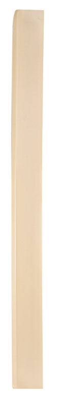 M-D 4 in. H X 1/2 in. L Prefinished Almond Vinyl Wall Base
