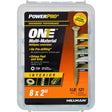 HILLMAN POWERPRO ONE No. 8 X 2 in. L Star Flat Head Multi-Material Screw 1 lb 121 pk
