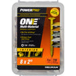 HILLMAN POWERPRO ONE No. 8 X 2 in. L Star Wafer Head Multi-Material Screw 1 lb 116 pk