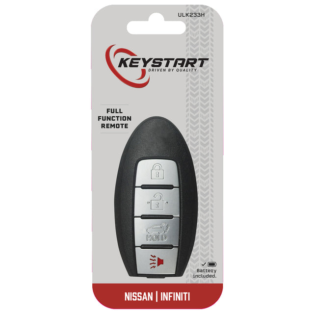 KeyStart Self Programmable Remote Automotive Key FOB Shell ULK233 Single For Nissan Altima 2013-2015