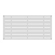 Barrette Outdoor Living Boardwalk 2 ft. W X 4 ft. L White Polymer Screen Panel