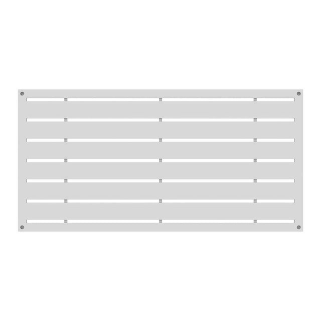 Barrette Outdoor Living Boardwalk 2 ft. W X 4 ft. L White Polymer Screen Panel