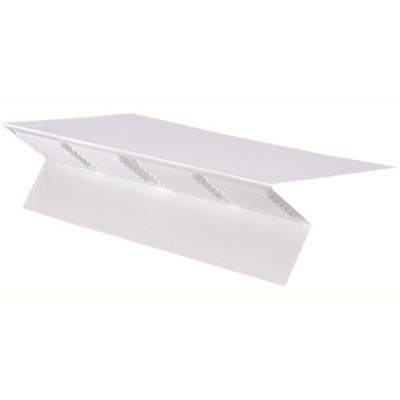 Amerimax 5.75 in. W X 10 ft. L Aluminum Vented Roof Edge White
