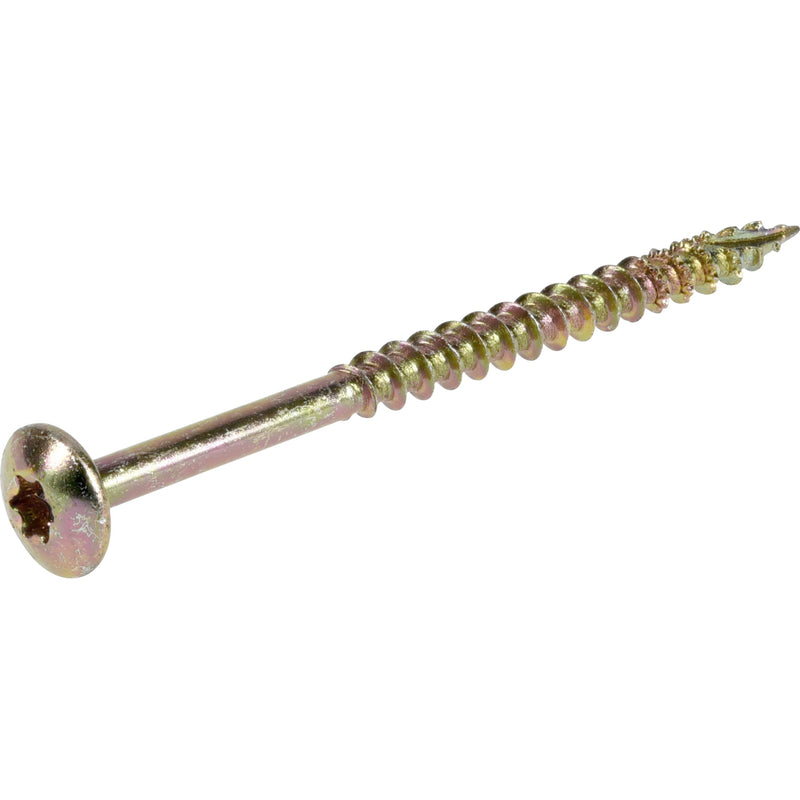Hillman Power Pro No. 8 X 2-1/2 in. L Star Cabinet Screws 1 lb
