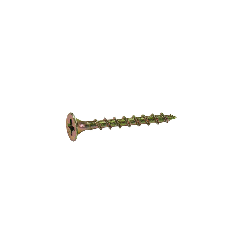 Grip-Rite No. 6 X 1-1/4 in. L Phillips Zinc-Plated Wood Screws