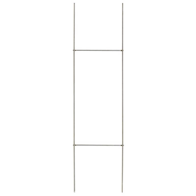 HILLMAN 0.14 in. D X 17.25 in. H Galvanized Silver Metal H-Bracket Sign Stake