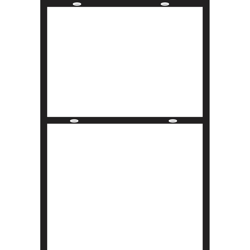 Hillman Black Sign Frame 24 in. H X 18 in. W
