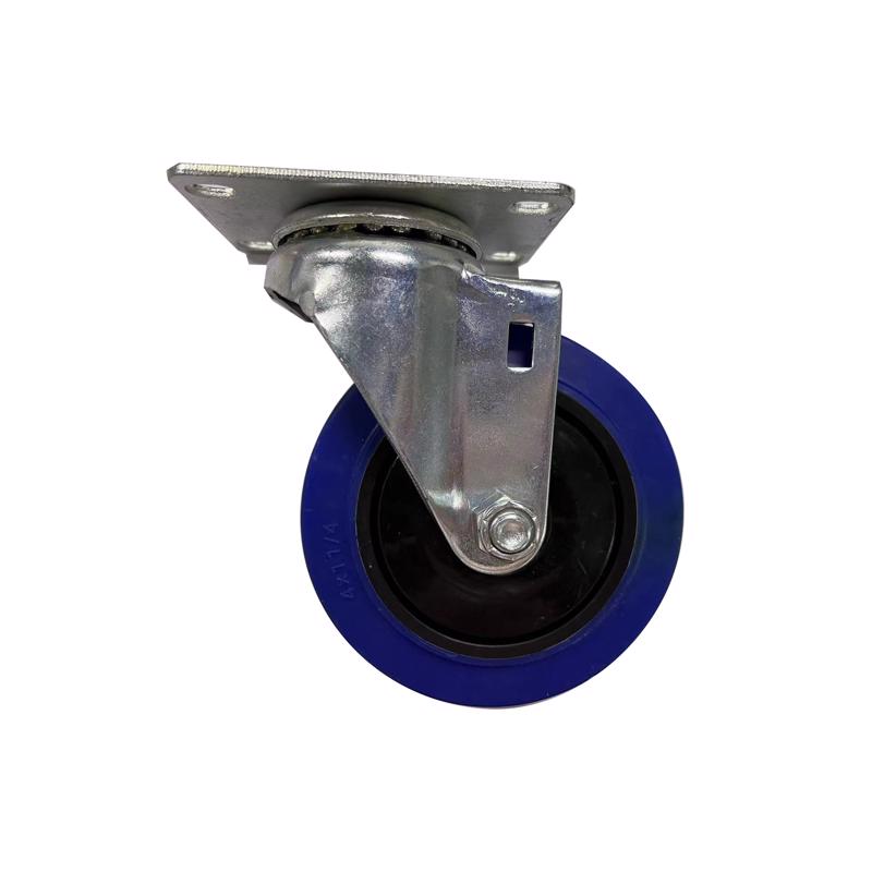 Projex 4 in. D Swivel Soft Rubber Caster 265 lb 1 pk