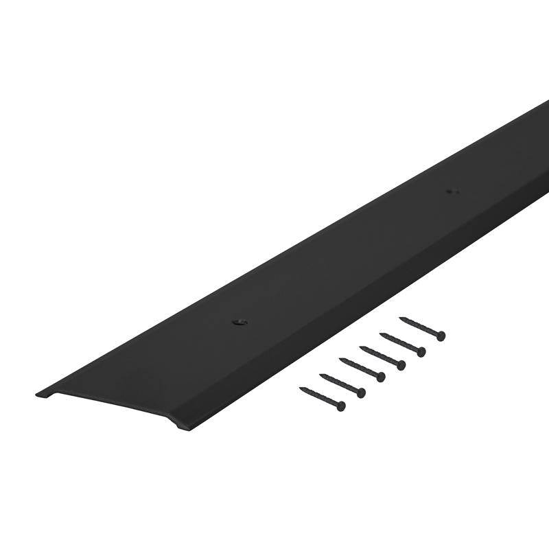 M-D Building Products 0.19 in. H X 1.75 in. W X 36 in. L Mill Aluminum Flat Top Threshold Black