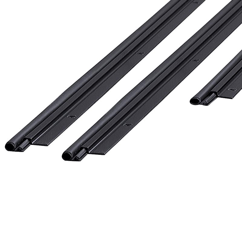 M-D Building Products Black Aluminum/Vinyl Seal For Doors 84 in. L X 1.5 in.