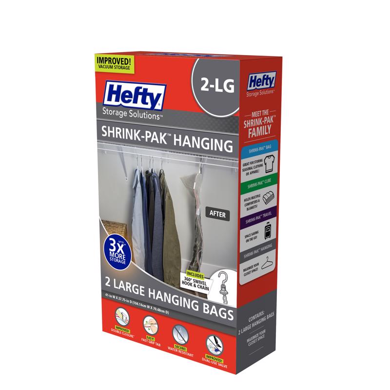 Hefty Shrink-Pak Clear Vacuum Cube Storage Bags