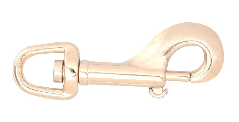 Campbell 3/4 in. D X 3-11/16 in. L Nickel-Plated Zinc Bolt Snap 70 lb