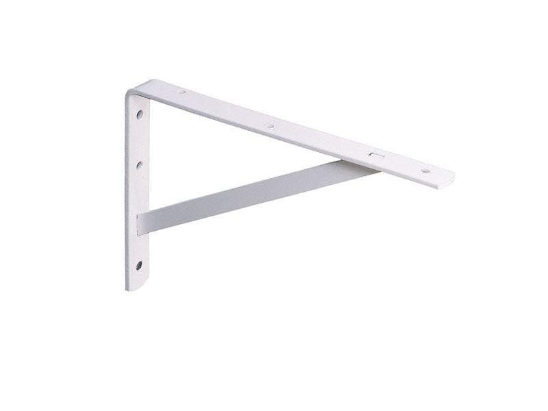 Knape & Vogt White Steel Bracket N/A Ga. 20 in. L 600 lb