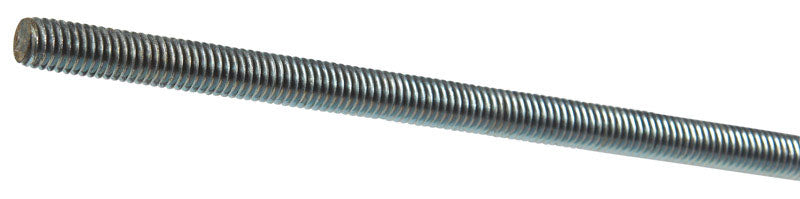 SteelWorks 7/16 in. D X 72 in. L Zinc-Plated Steel Threaded Rod
