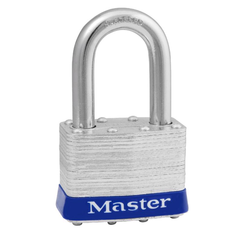 Master Lock 1-1/2 in. H X 1-1/8 in. W X 2 in. L Steel Pin Tumbler Padlock Keyed Alike