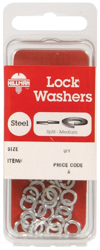 Hillman No. 6 in. D Zinc-Plated Steel Split Lock Washer 30 pk