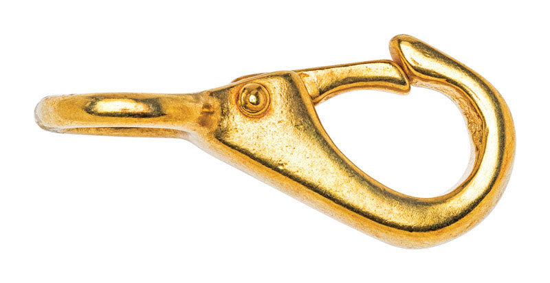 Campbell 3/4 in. D X 3-15/64 in. L Polished Bronze Quick Snap 140 lb