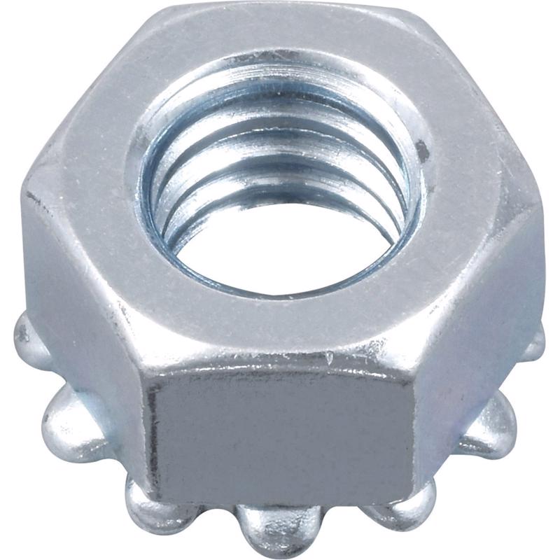 Hillman #10-24 Zinc-Plated Steel SAE Keps Lock Nut 100 pk
