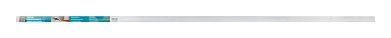 M-D 0.3 in. H X 72 in. L Prefinished Silver Aluminum Carpet Trim