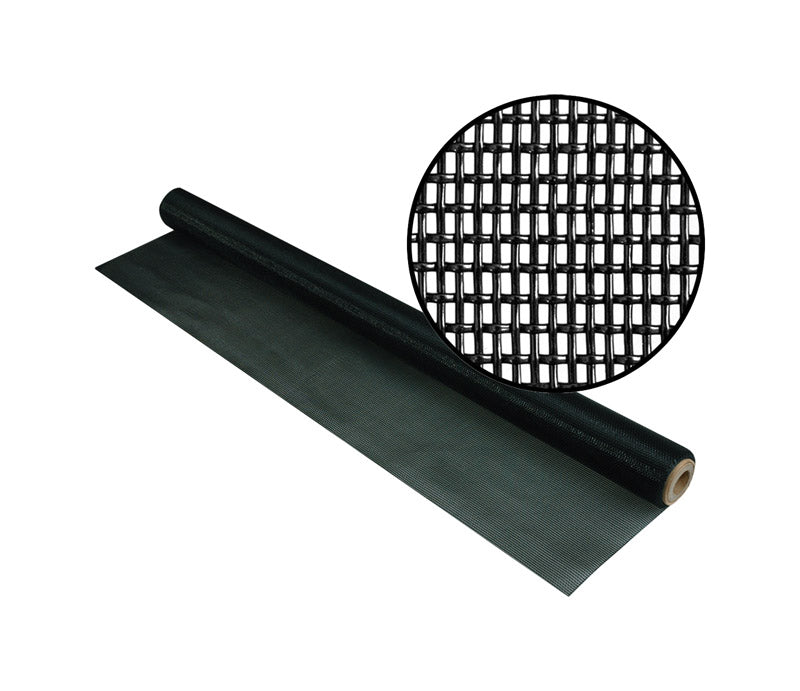Phifer Wire 36 in. W X 84 in. L Black Polyester Pet Screen Cloth