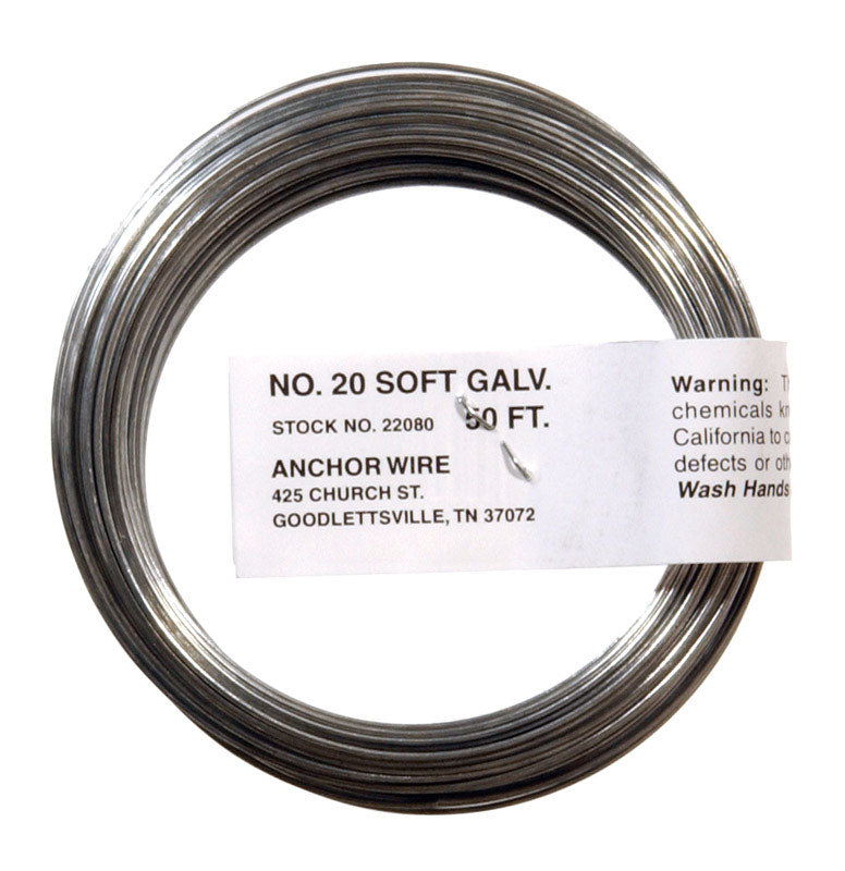 Hillman 3.5 in. D X 50 ft. L Galvanized Steel 20 Ga. Stove Pipe Wire