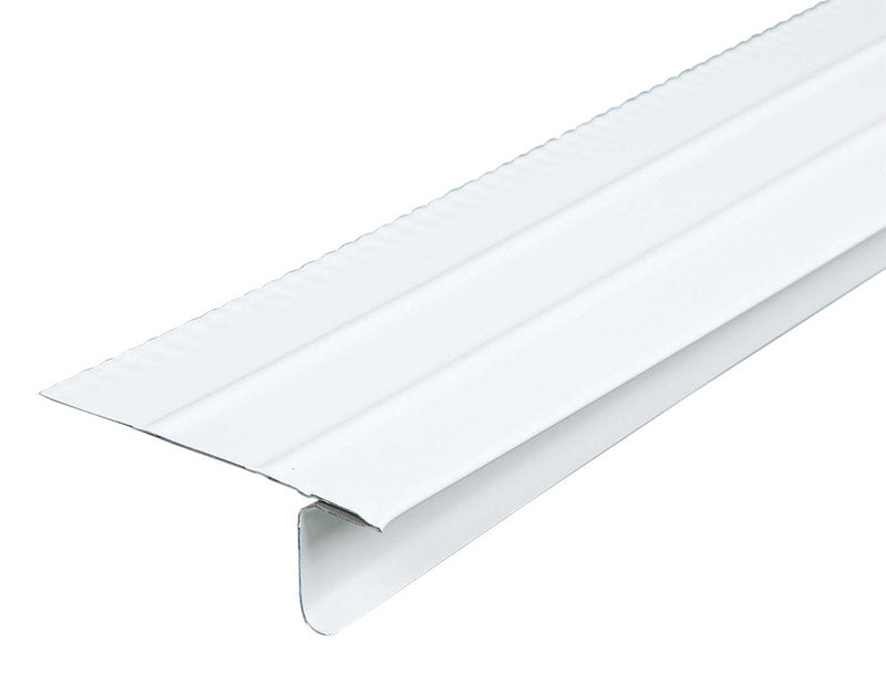 Amerimax 2.43 in. W X 10 ft. L Aluminum Overhanging Roof Drip Edge White