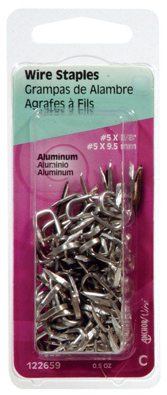 Hillman No. 5 X 3/8 in. L Aluminum Double Point Tacks 0.5 pk