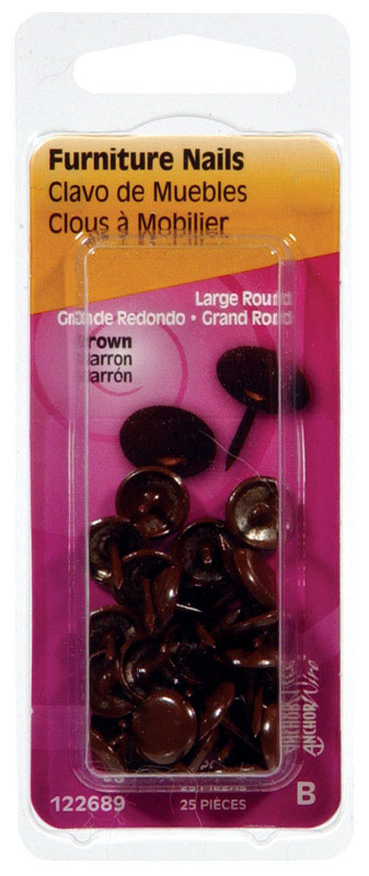 Hillman 7/16 in. Furniture Steel Nail Round Head