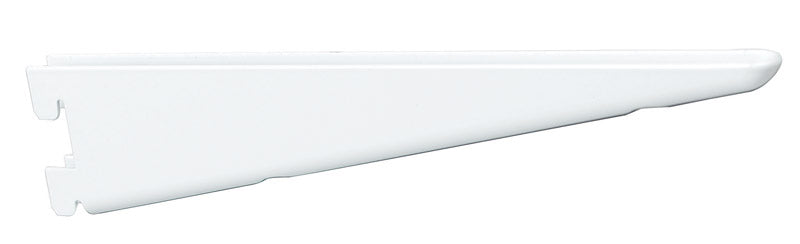 Knape & Vogt White Steel Bracket 16 Ga. 12-1/2 in. L 225 lb