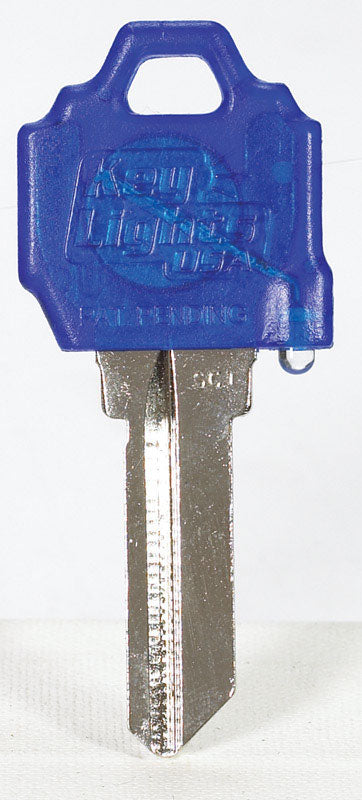 Giant Concepts LLC Keylights House Key Blank w/Flashlight Single For Fits Schlage SC1/Baldwin 1510 l