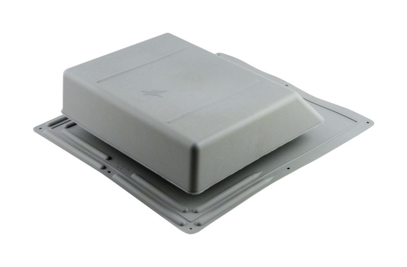 Air Vent 14.9 in. H X 16.5 in. W X 28 in. L X 9 in. D Gray Plastic Roof Vent