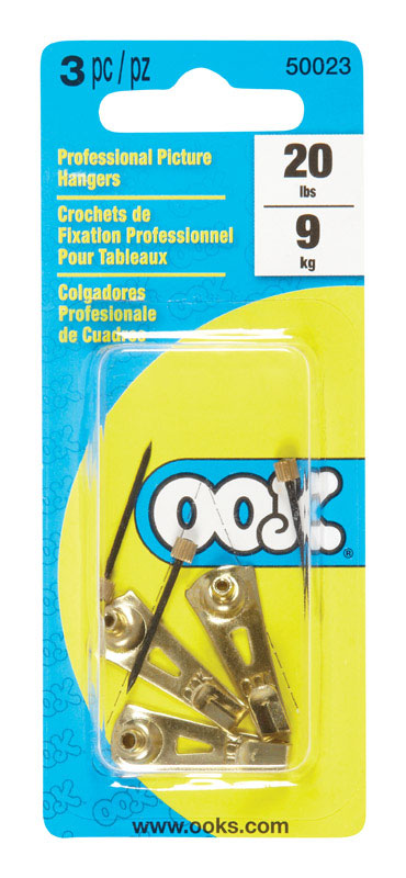 OOK Professional Picture Hanger 20 lb 3 pk