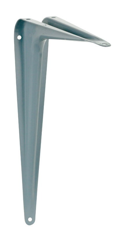 Hampton Gray Steel Shelf Support 18 Ga. 8 in. L 100 lb