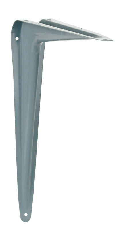 Hampton Gray Steel Shelf Support 18 Ga. 10 in. L 100 lb