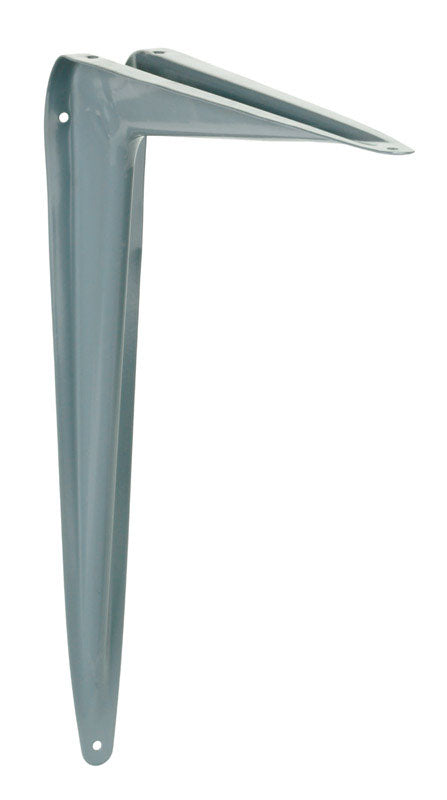Hampton Gray Steel Shelf Support 18 Ga. 12 in. L 100 lb