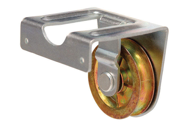 Campbell 2 in. D Zinc Plated Steel Fixed Eye Joist Mount Pulley