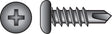 Hillman No. 6-20 X 3/8 in. L Phillips Pan Head Sheet Metal Screws 100 pk