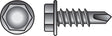 Hillman No. 8 X 1-1/2 in. L Phillips Hex Washer Head Sheet Metal Screws 100 pk