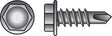 Hillman No. 10 X 2 in. L Hex Hex Washer Head Sheet Metal Screws 100 pk
